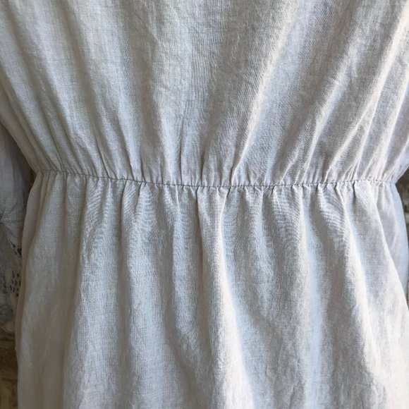 Farinelli Tunic Dress Top Crochet Large Peasant - Picture 6 of 15